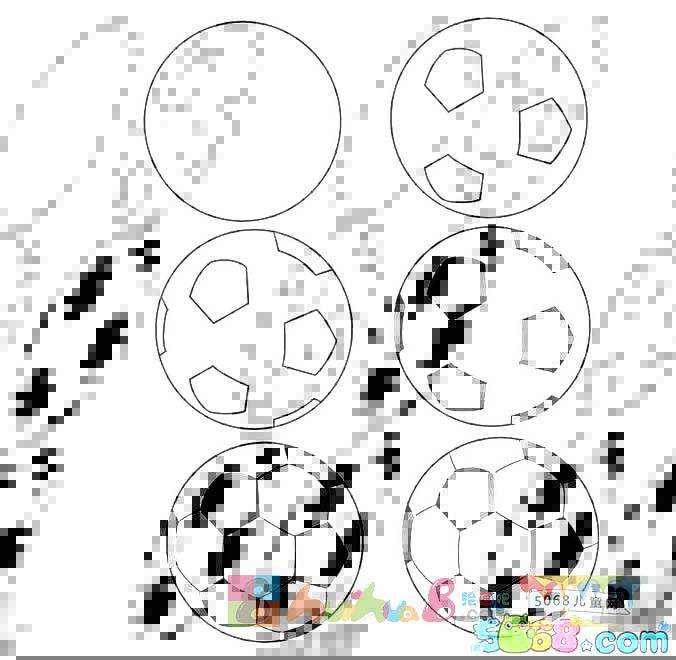 足球简化笔_踢足球简化图