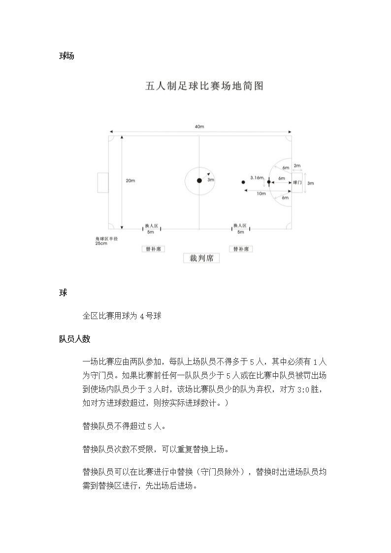 5人制的足球规则_最新五人制足球规则