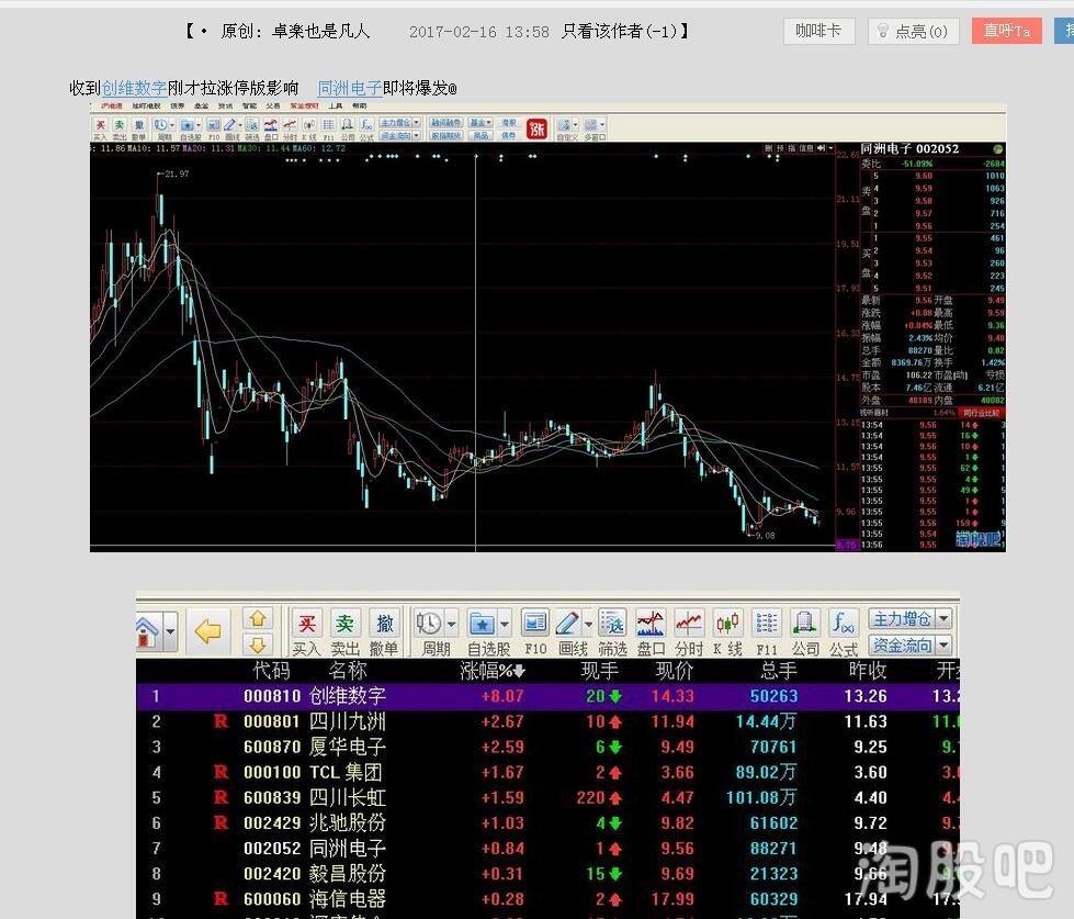 同州电子股票行情走势_002052同洲电子今日行情