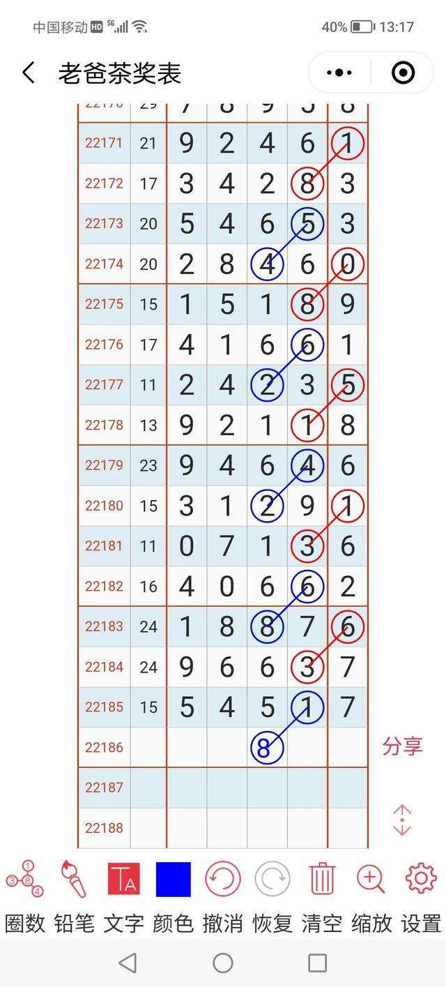 排列五107期规律走势图_排列5综合走势图21016期