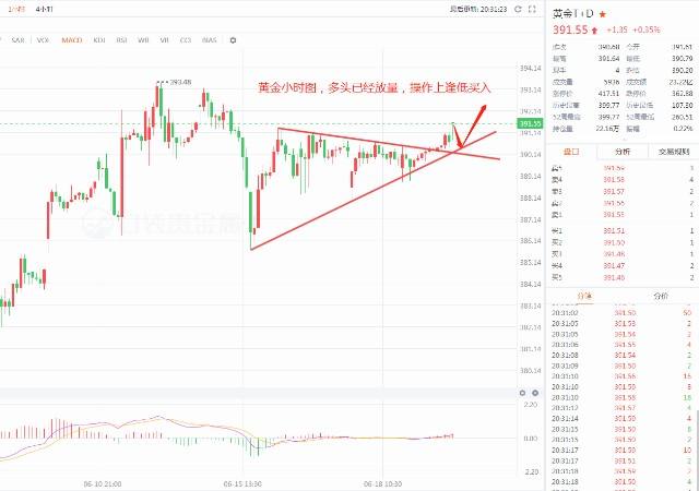 6.19黄金走势分析_黄金走势分析最新消息操作建议96