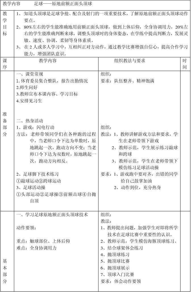 高中足球教案_高中足球教案15篇