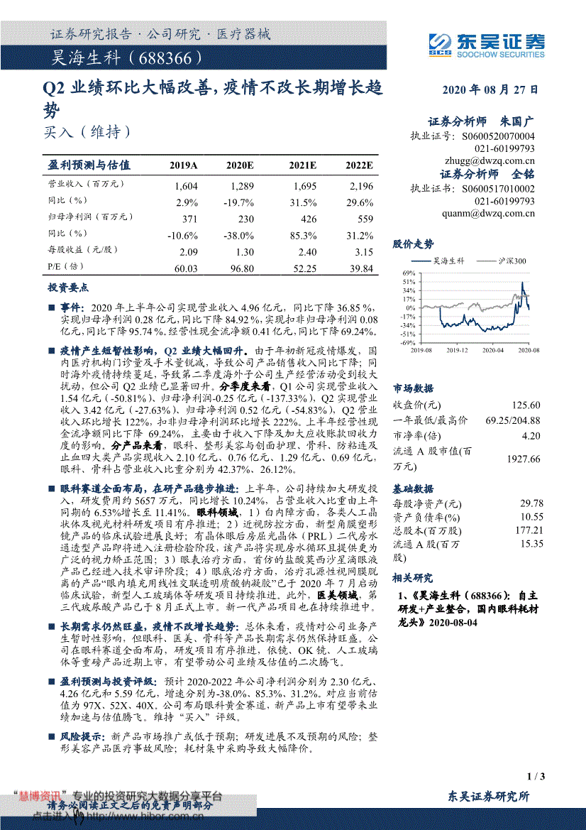 关于688296近30日行情走势的信息