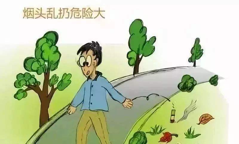 防火十张漫画get森林防火常识_森林防火的漫画怎么画