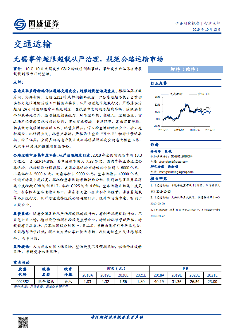 无锡现代道路运输价格走势_无锡现代道路运输价格走势分析