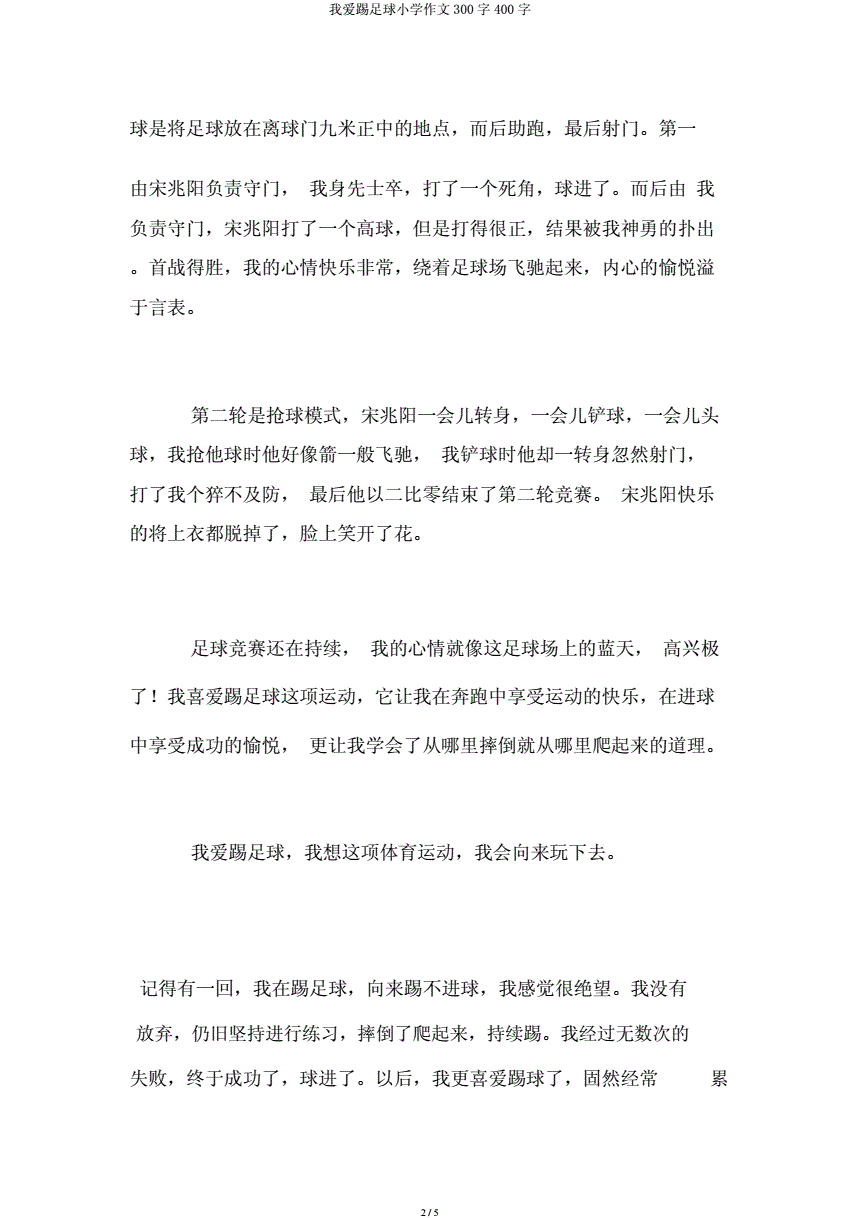 我与足球作文300_我与足球作文700字高中