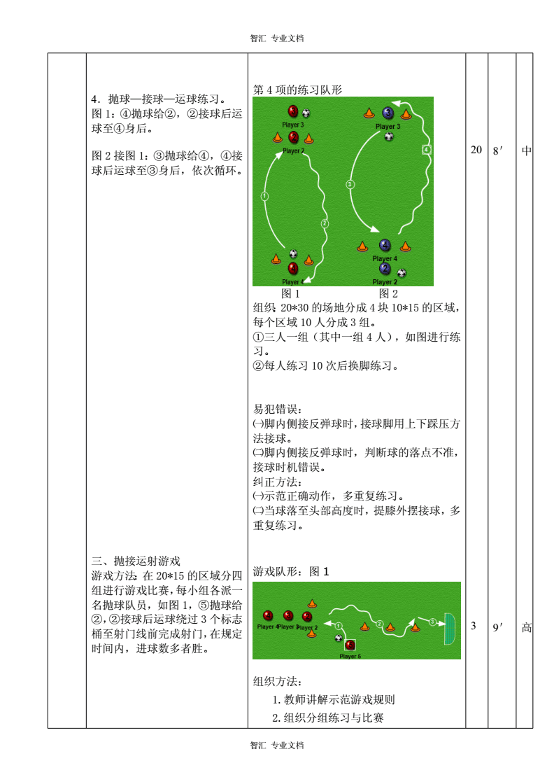 足球教案游戏_足球踢球游戏教案
