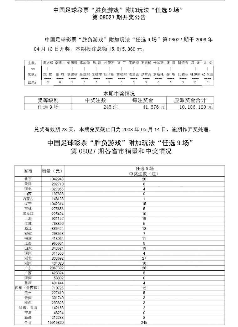 足球任选九奖金查询_足彩奖金查询任九