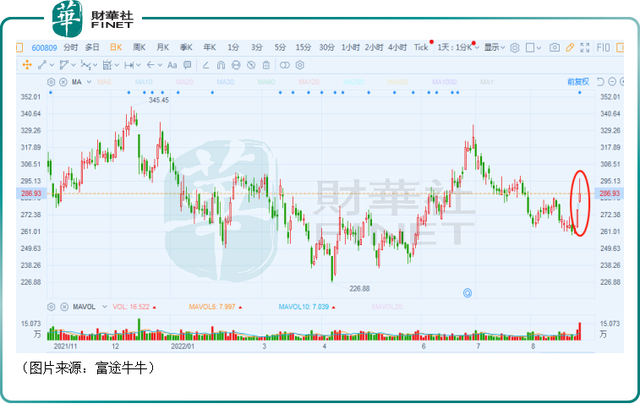 山西汾酒2001年股价走势_山西汾酒股票历史价