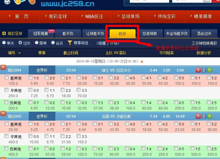 258足球竞彩_竞彩足球最新比赛