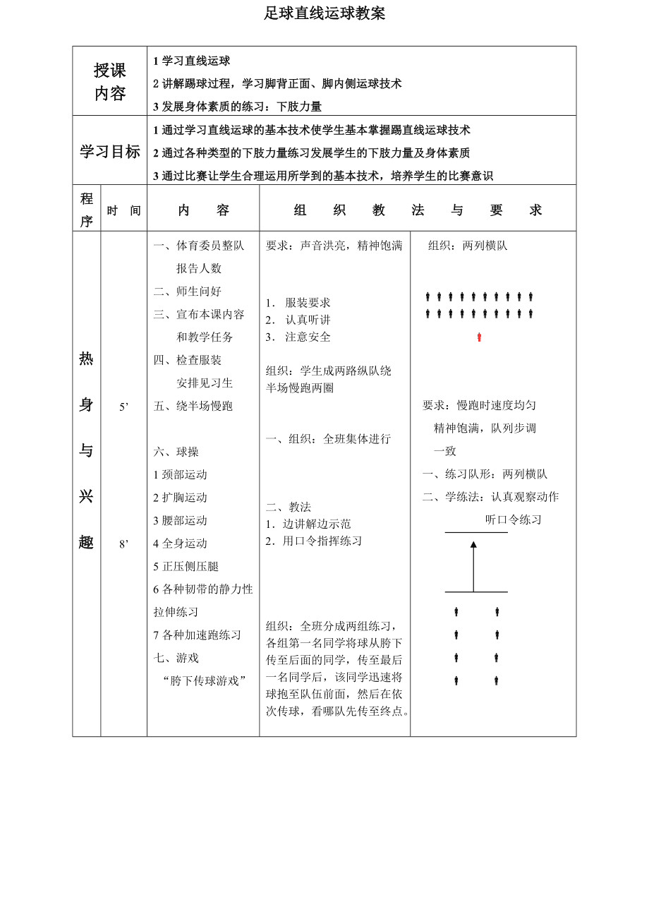 足球日教案_足球课教案全集