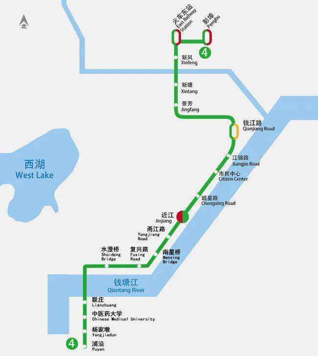 杭州市三号地铁线路走势_杭州地铁三号线路图最新版