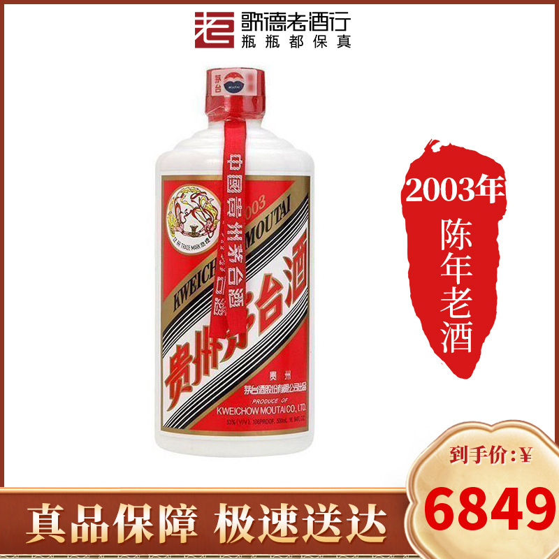 2003年茅台酒走势_2003年茅台股票价格