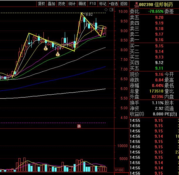 002390信邦制药今天走势分析的简单介绍