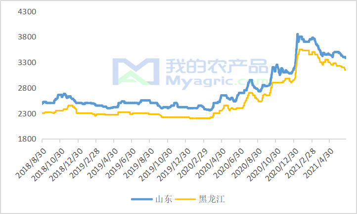 玉米价格走势2022年1季度_玉米价格走势2022年1季度分析