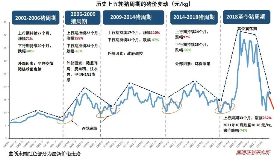 2018至2019年猪价走势_2019年到2021年猪价走势图