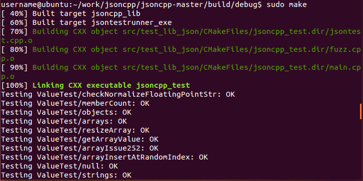 jsoncpp使用源码的简单介绍