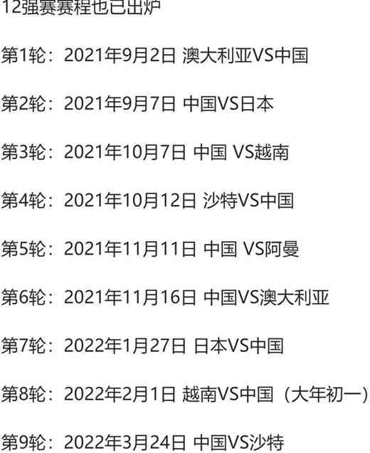 亚洲足球2022世界杯名额的简单介绍